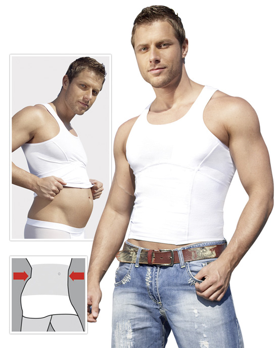 T-shirt Adelgaçante Homem - Branco