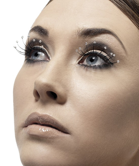 Eyelashes With Droplets, Black