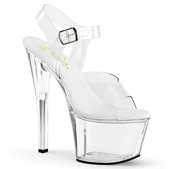 Sky Pumps Sandals - Transparent