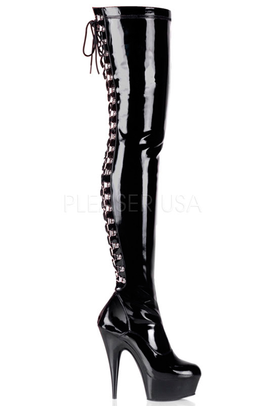 Botas XL Cordão - Negro