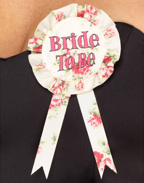Crachá Novia Vintage - Bride To Be