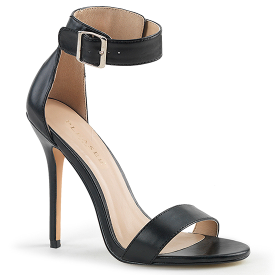 Black Stiletto  Sandals - Size 41 to 45