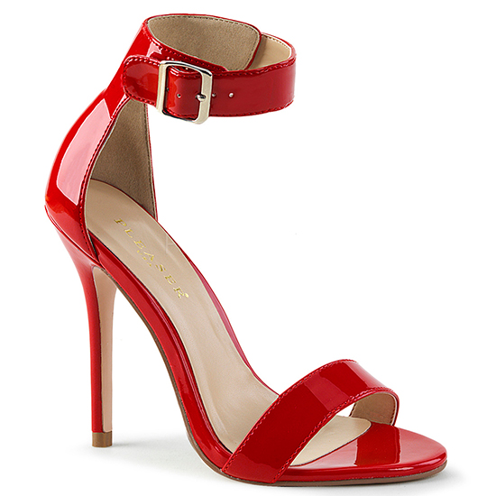 Red Stiletto  Sandals - Size 41 to 45