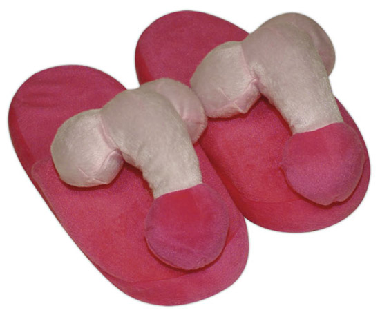 Teddy Slippers With Penis