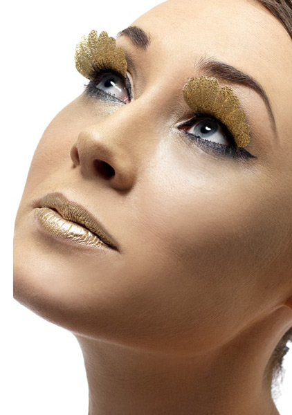 Gold Eyelashes