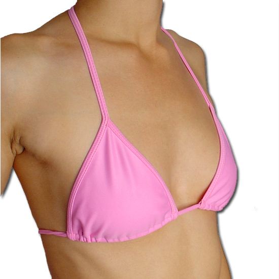 Brazilian Medium Bikini Top - Light Pink