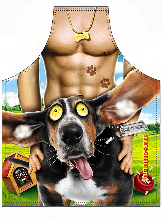Humorous Apron - Doggy Love